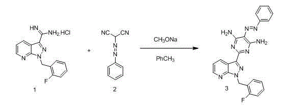 Method for synthesizing riociguat