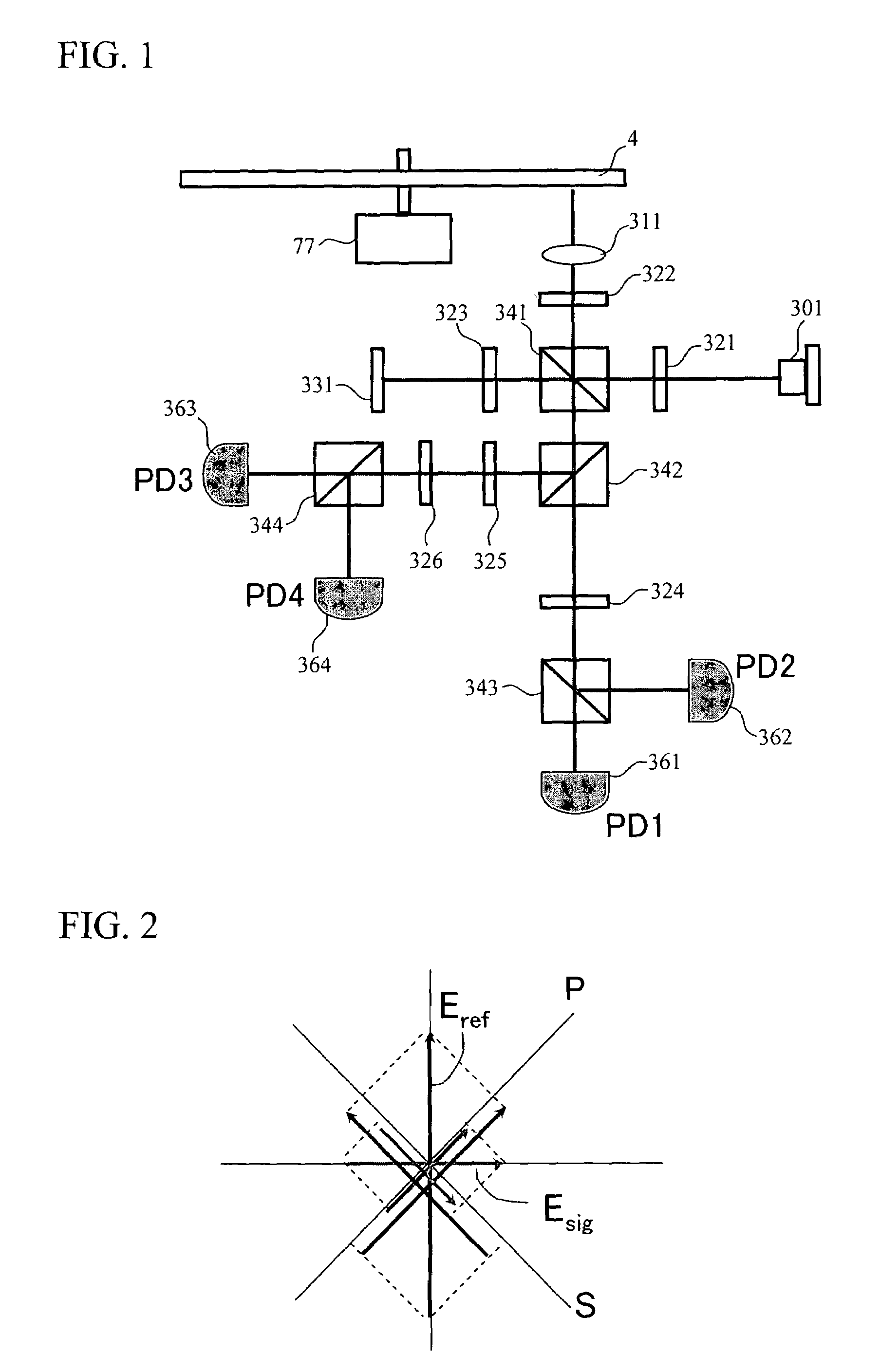 Optical information detecting method, optical head, and optical disc apparatus utilizing plural photodetectors