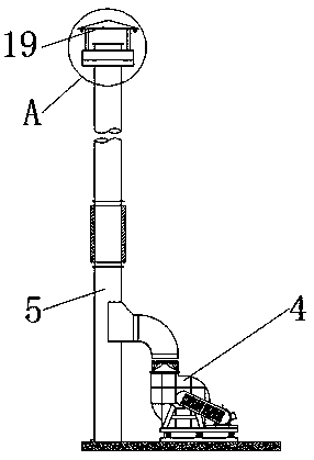 Wet type and explosion prevention dust remover for metal shot blasting