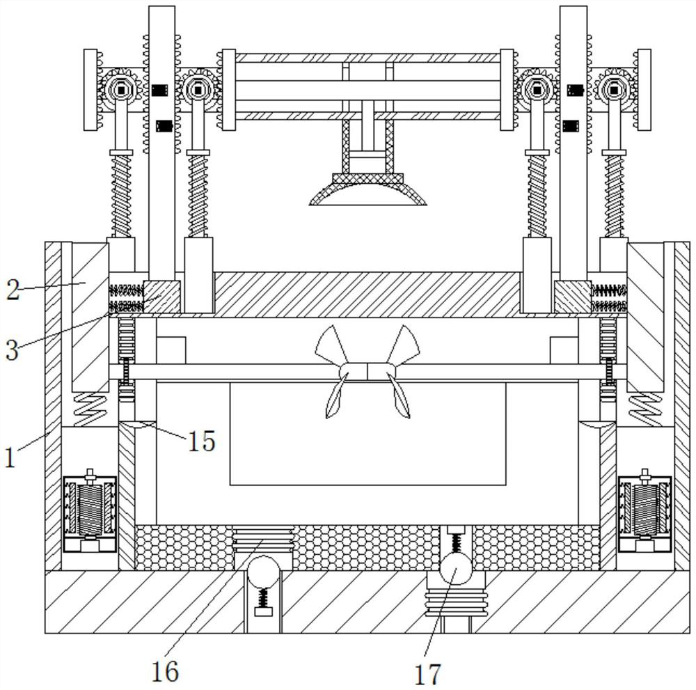 Conveniently controlled metal plating fixing device