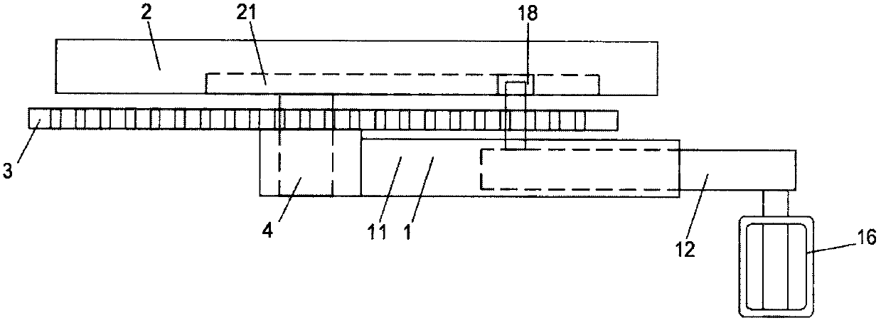 Retractable assistance crank mechanism for bicycle