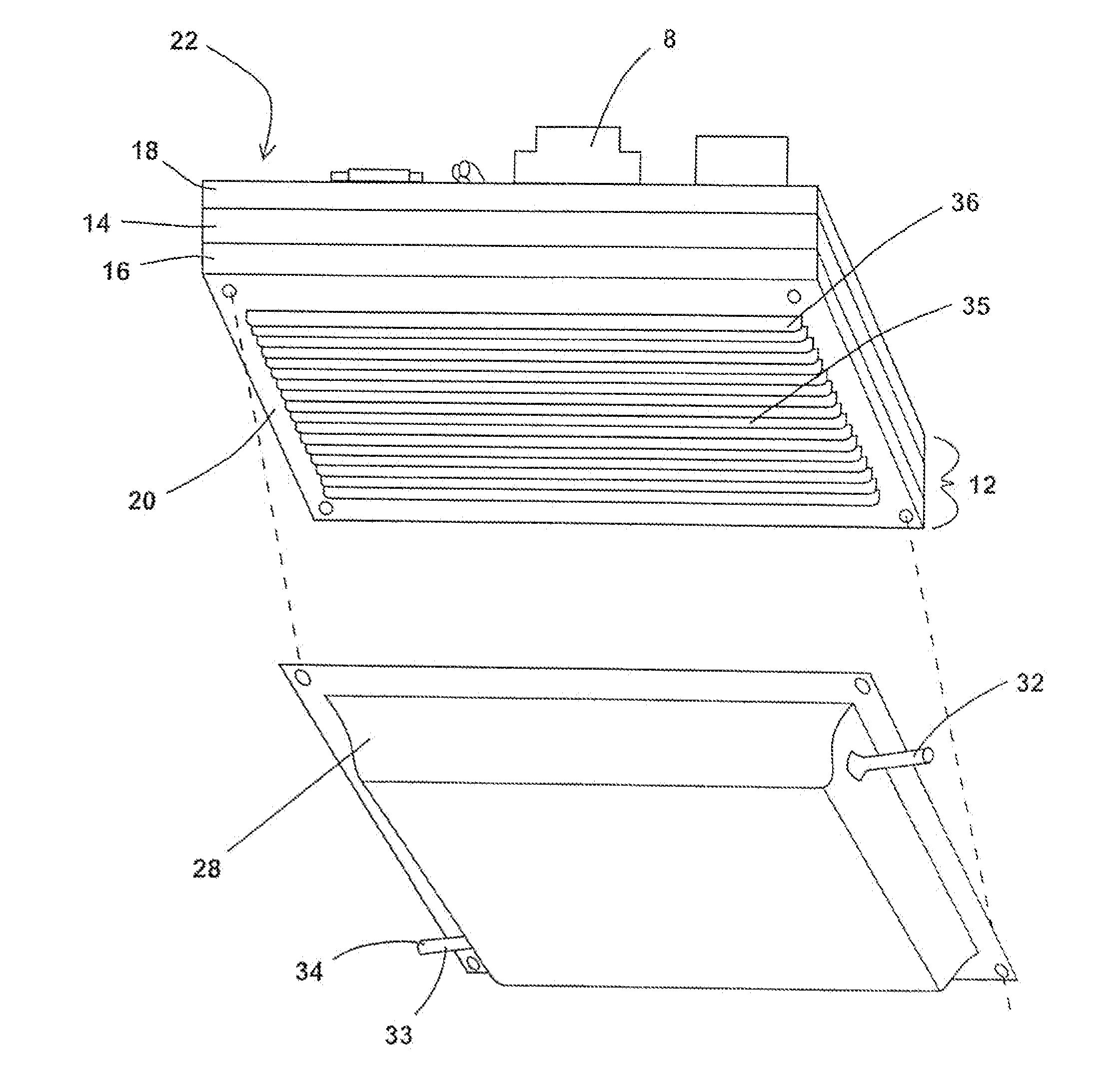 Enhanced clad metal base plate