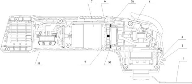 Multifunctional swing tool provided with stroboscopic part