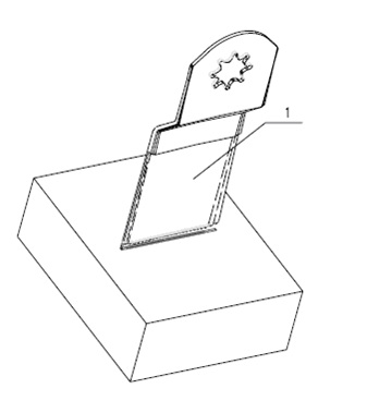 Multifunctional swing tool provided with stroboscopic part