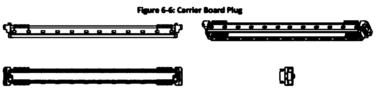 High-density service modular system based on orthogonal framework