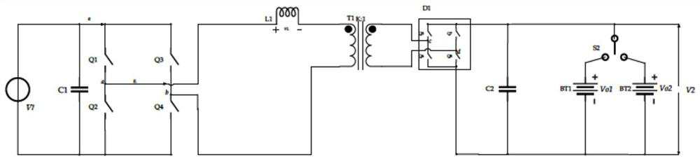 Dual-active bridge type converter for realizing wide-range soft switching