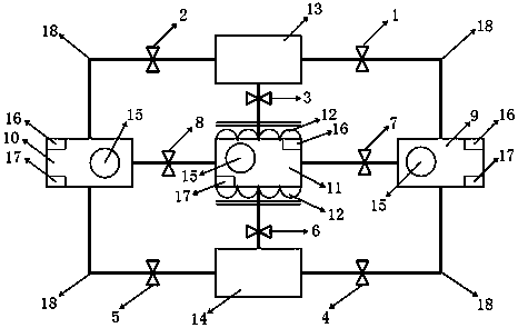 A preparation device for embedded non-combustion perfuming material