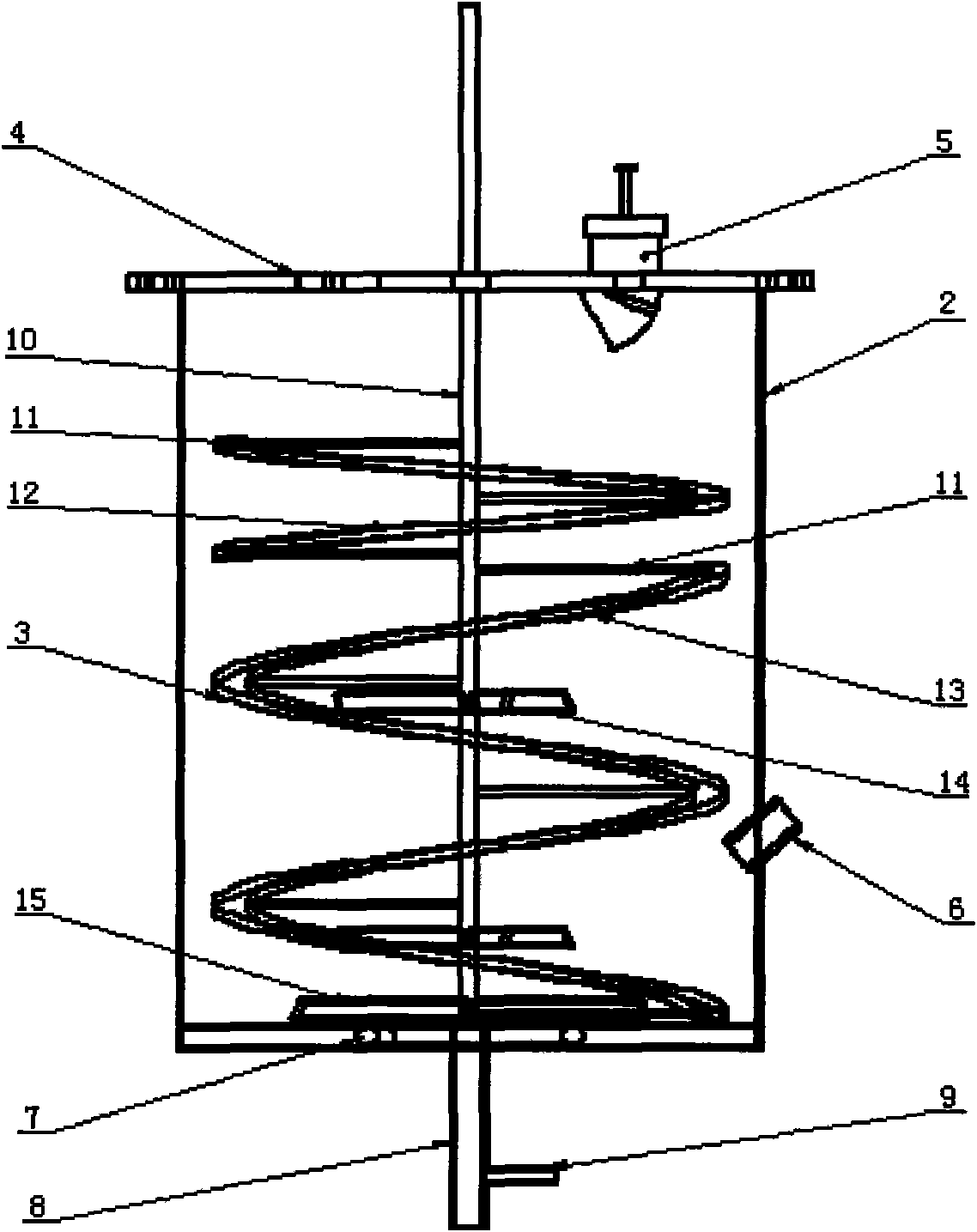 Bioreactor for producing ethanol by using lignocellulose materials with high solid content