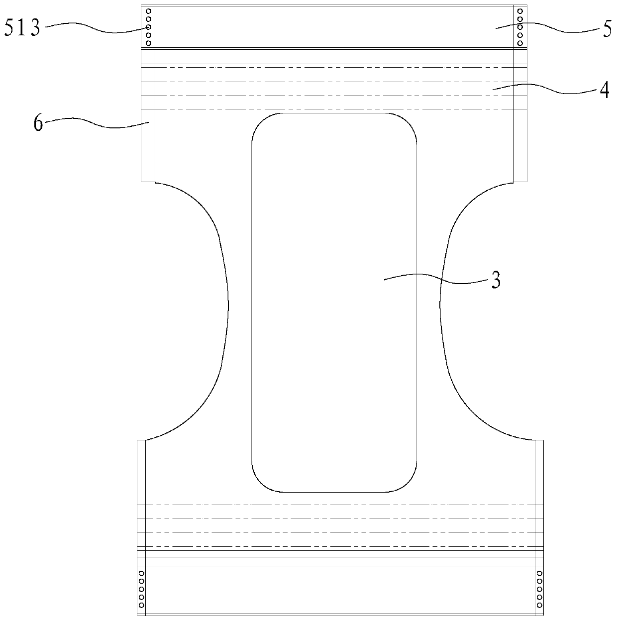 Composite elastic waistline pull up diaper and manufacturing technology thereof