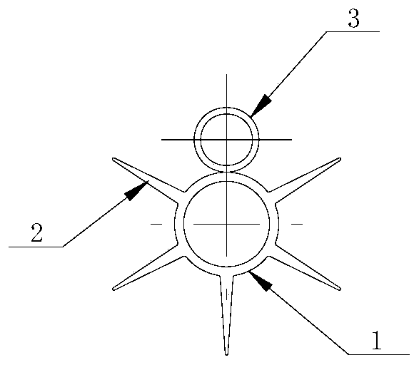 Refrigeration heat exchange pipeline assembly with defrosting function and refrigerant conveying pipe