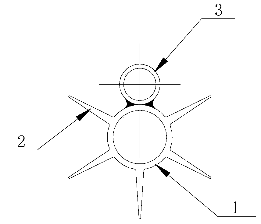 Refrigeration heat exchange pipeline assembly with defrosting function and refrigerant conveying pipe