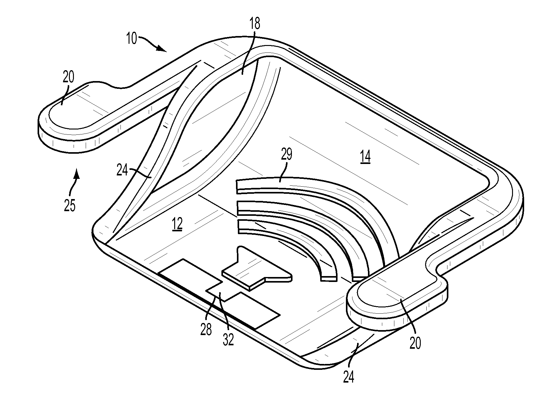 Sound reflector and electronic device with speaker, including sound reflector