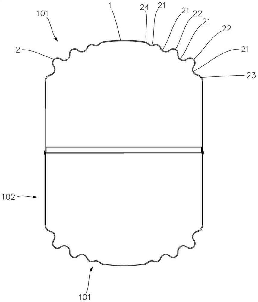 High strength corrugated pressure bottle