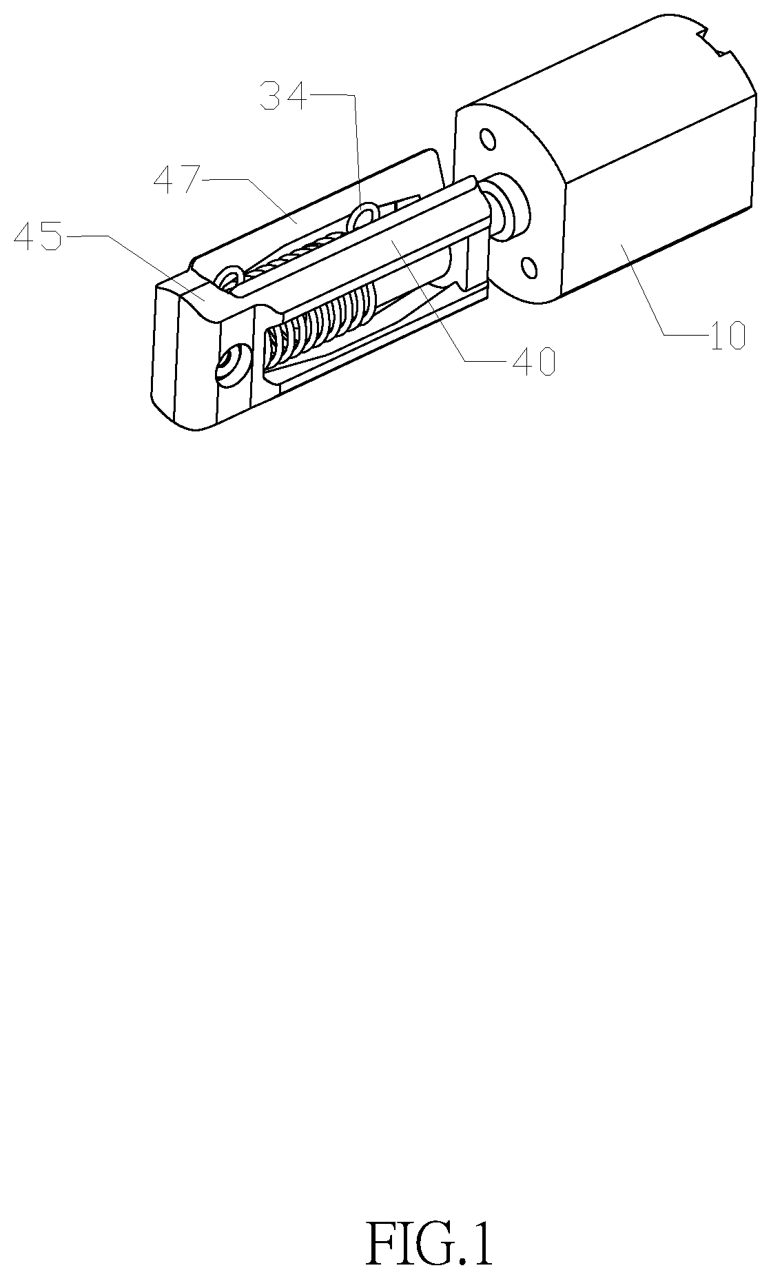 Actuator assembly for locking device