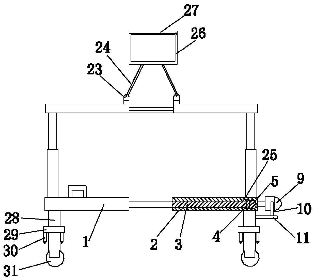 Safety warning device for power transmission line