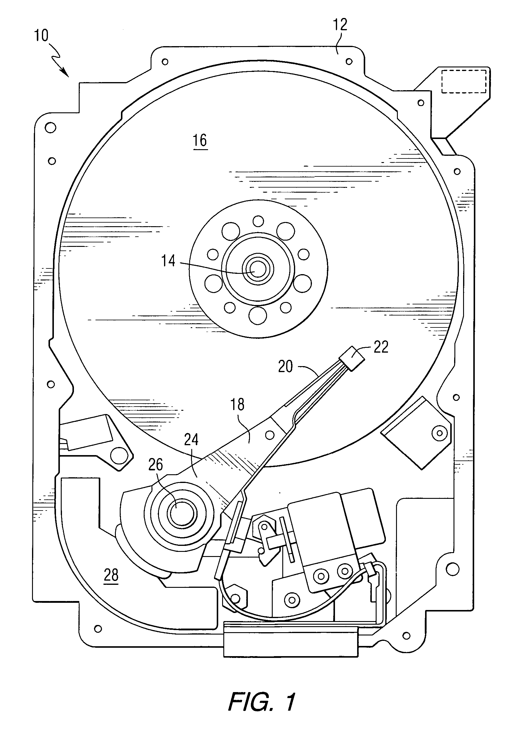 Secure disc drive electronics implementation