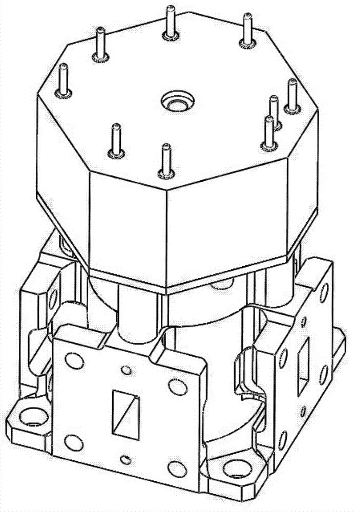 Waveguide switch with heat dissipating device