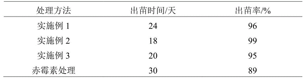 Inducer for breaking dormancy of pseudo-ginseng root tuber and preparation method and application thereof