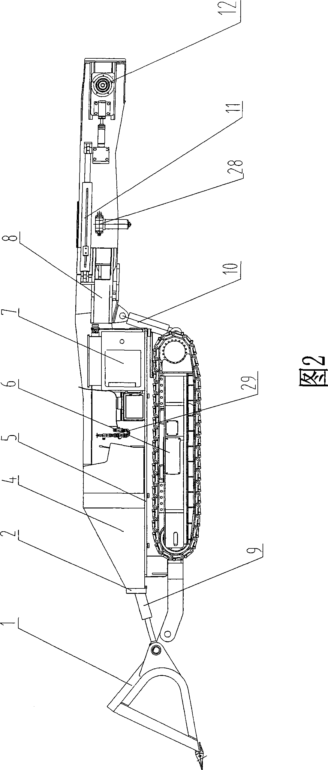 Scraper bucket type transloader