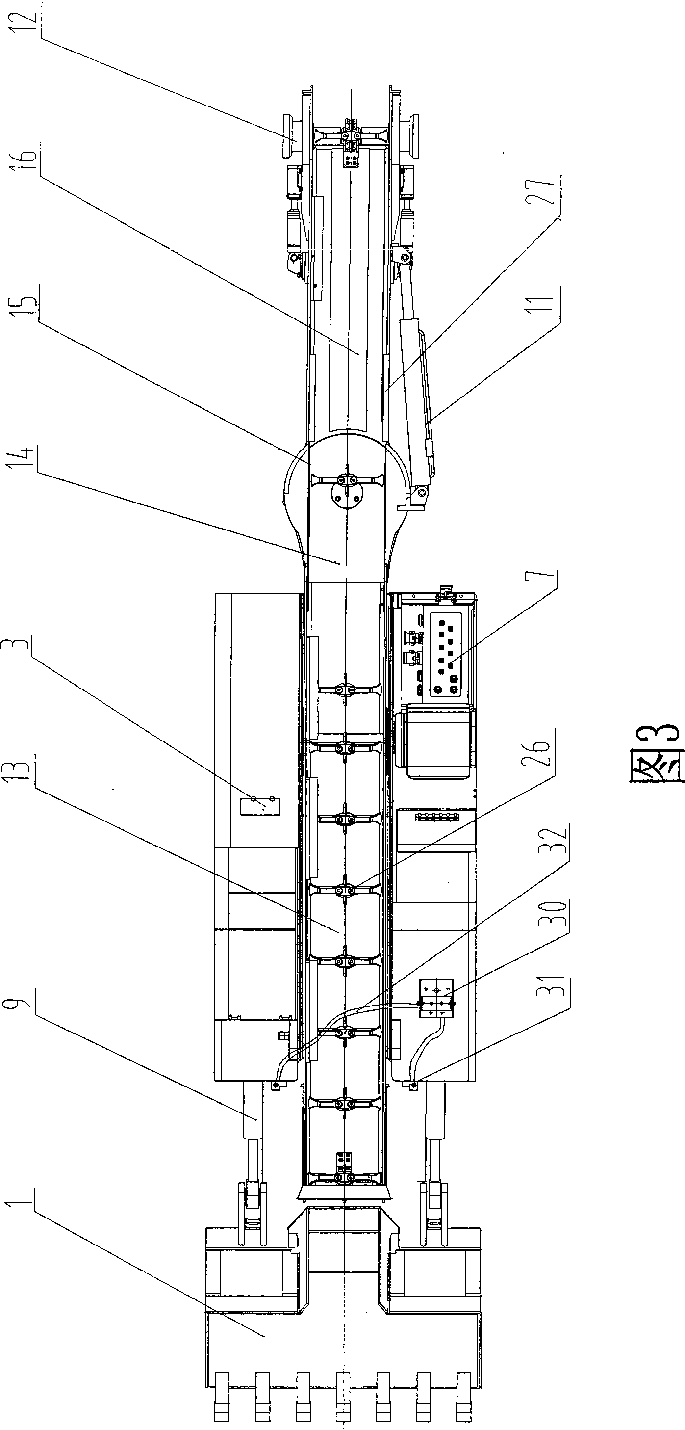 Scraper bucket type transloader