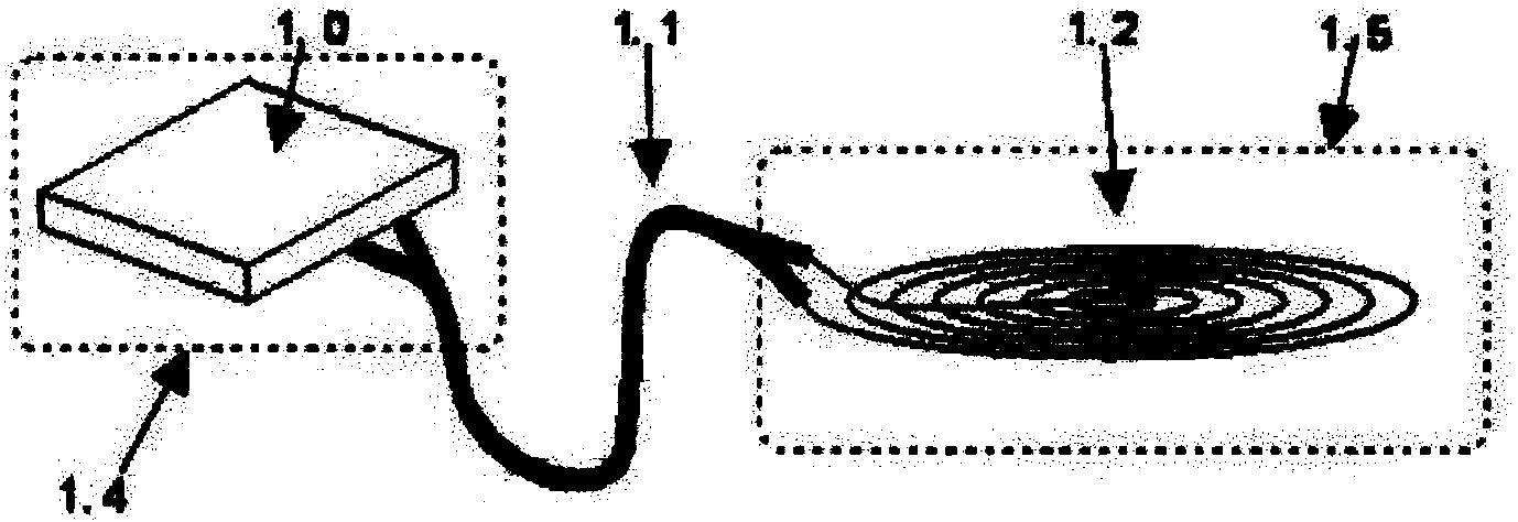 Novel wireless charging transmission device