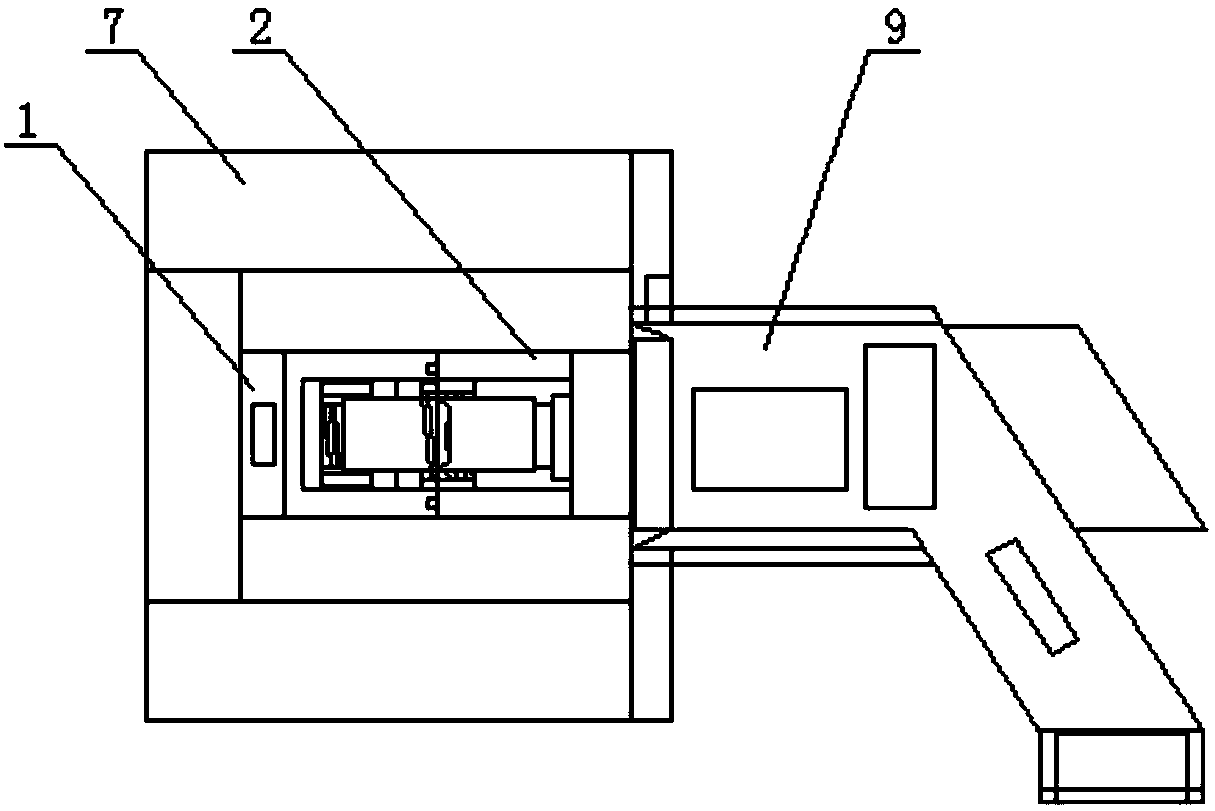 Safety type energy-saving charging plug and socket of new energy automobile