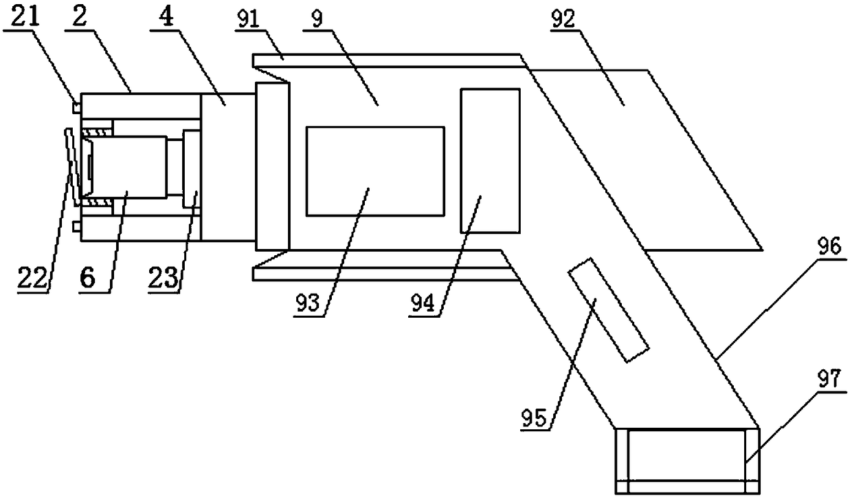 Safety type energy-saving charging plug and socket of new energy automobile