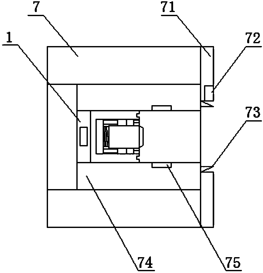 Safety type energy-saving charging plug and socket of new energy automobile