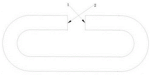 Production process for welded chain cable