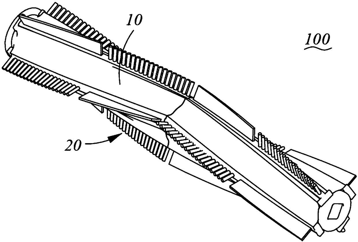 Rolling brush, manufacturing method of rolling brush and sweeper with rolling brush