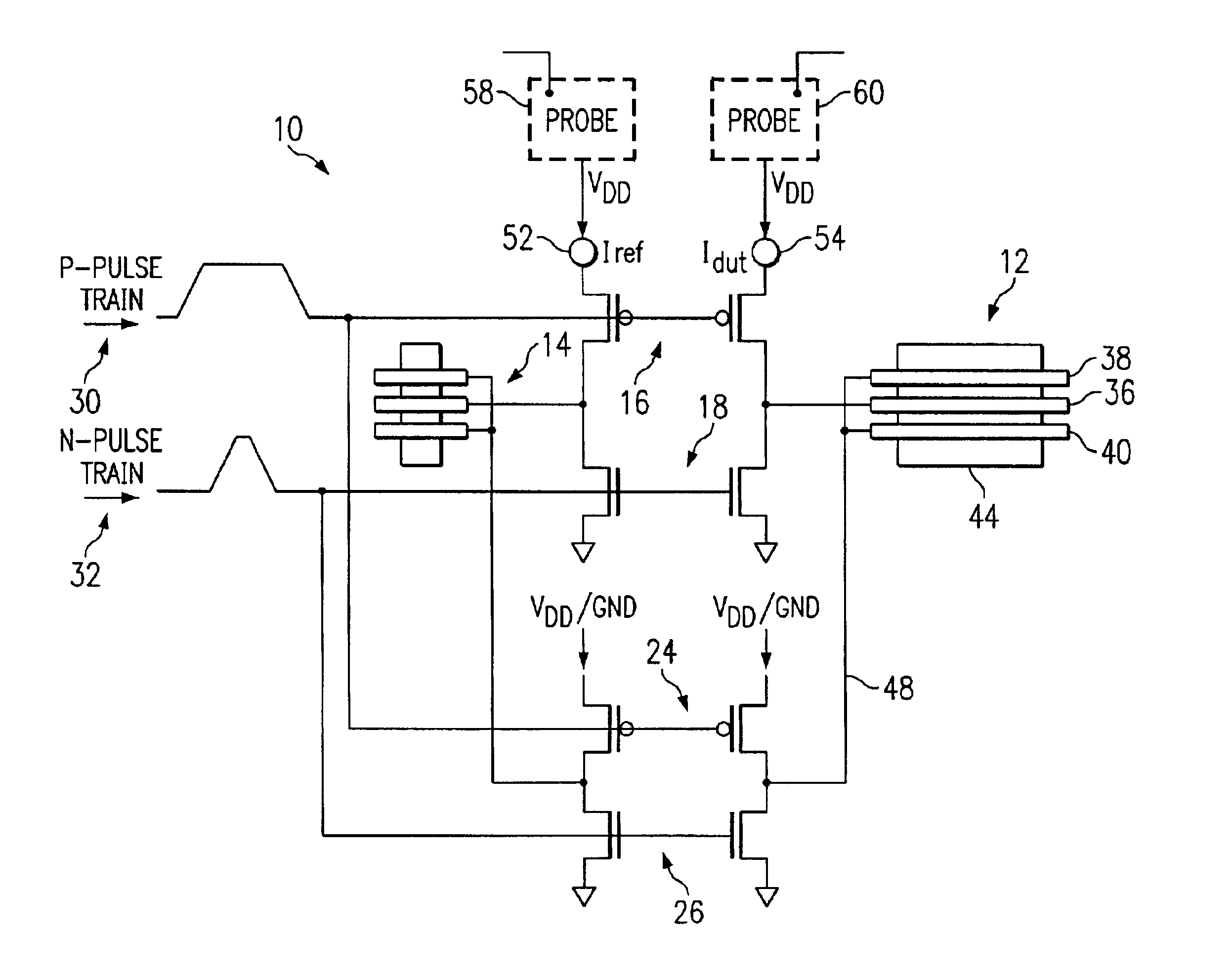 System and method for measuring a capacitance of a conductor