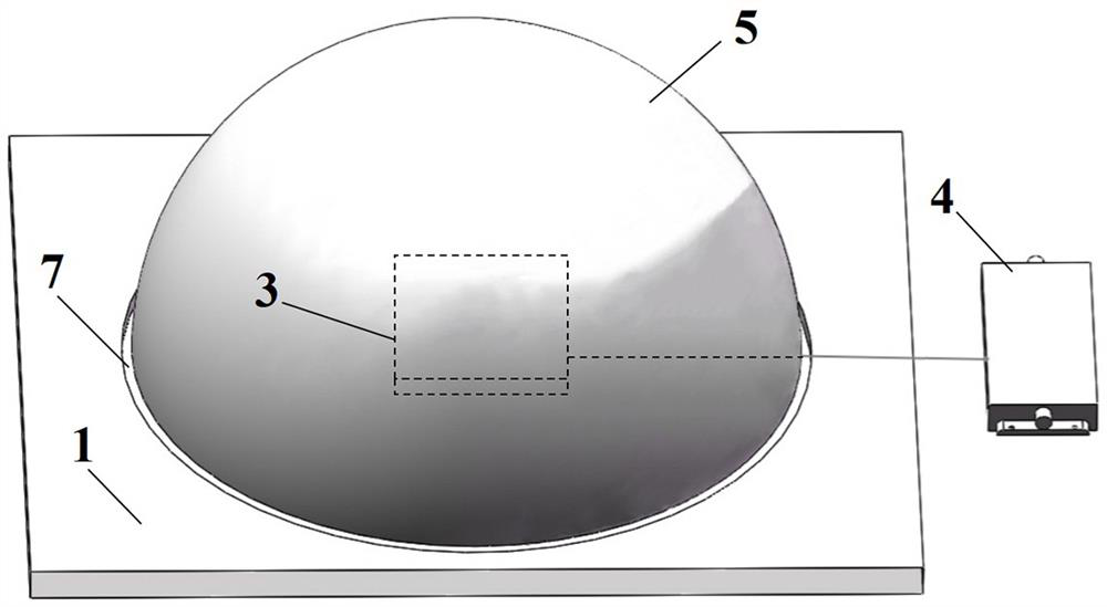 Teaching aid and method for demonstrating blackbody radiation Lambert law