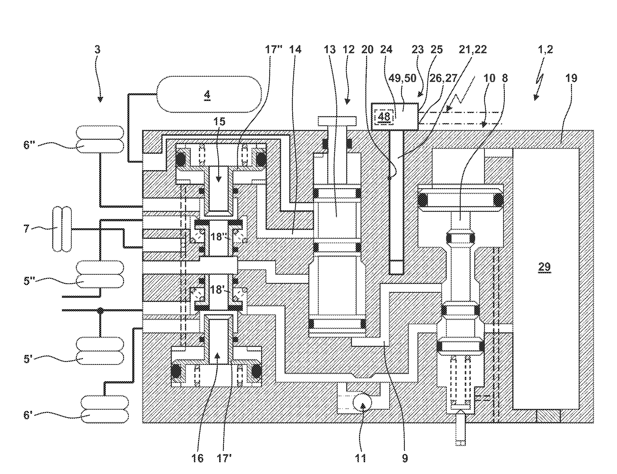 Lift Axle Valve Unit