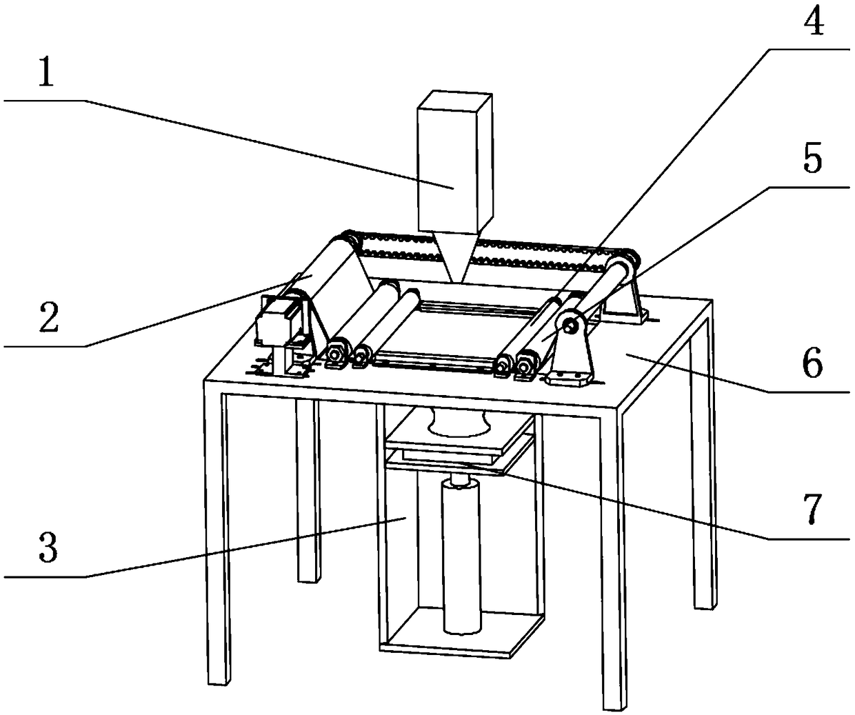 Electron beam metal 3D printing device and printing method