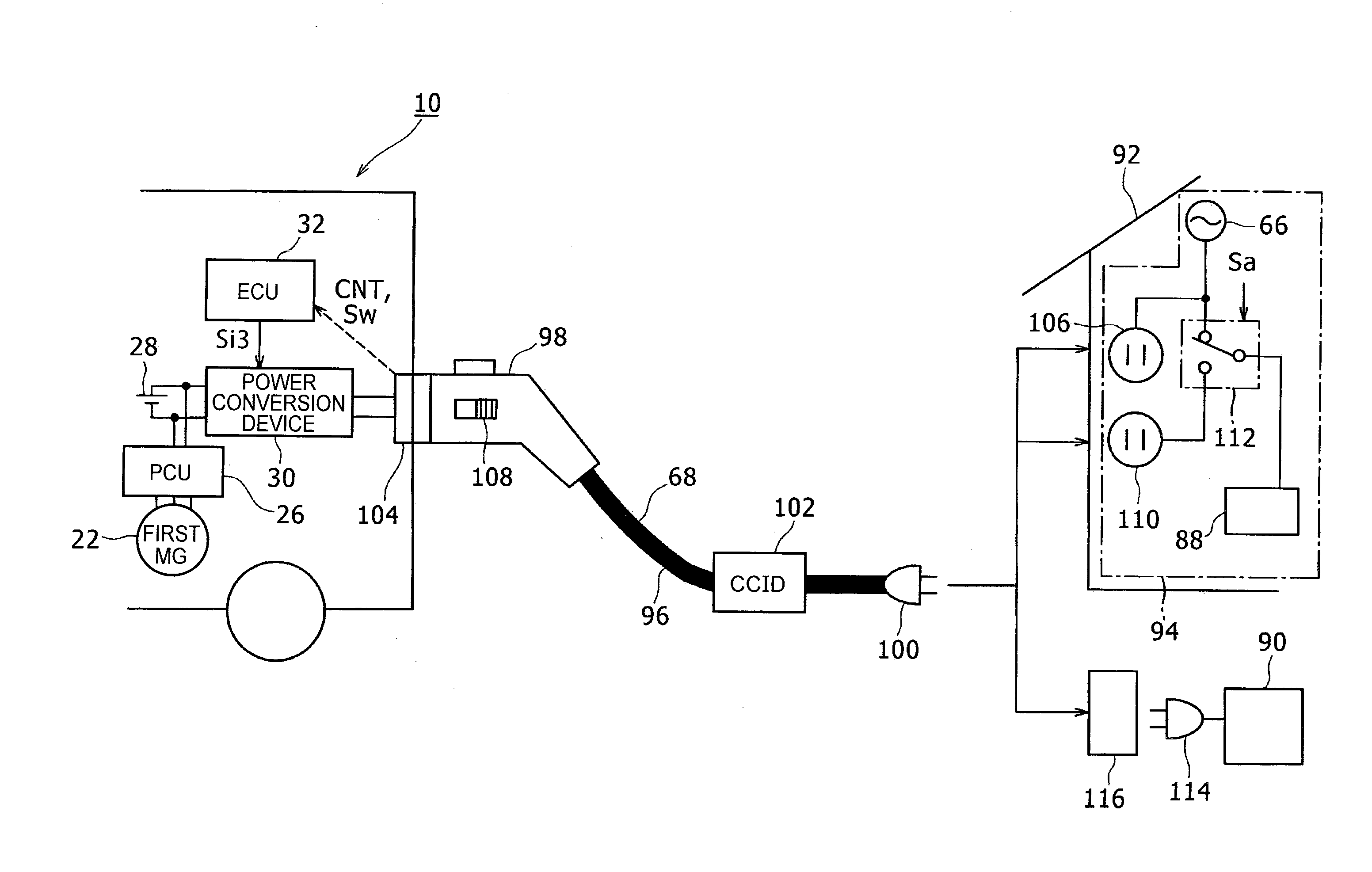 Control system for vehicle, vehicle, and control method for vehicle