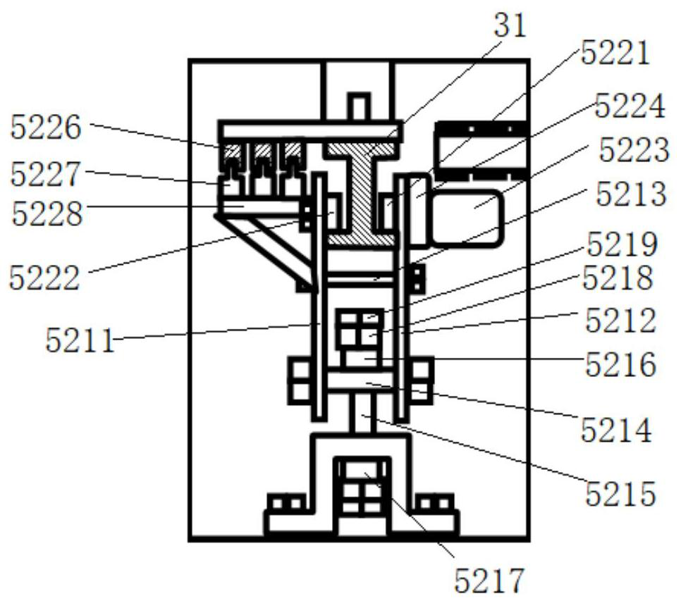 Suspension type vertical circulation parking lot with lifting mechanism and two-way traffic function