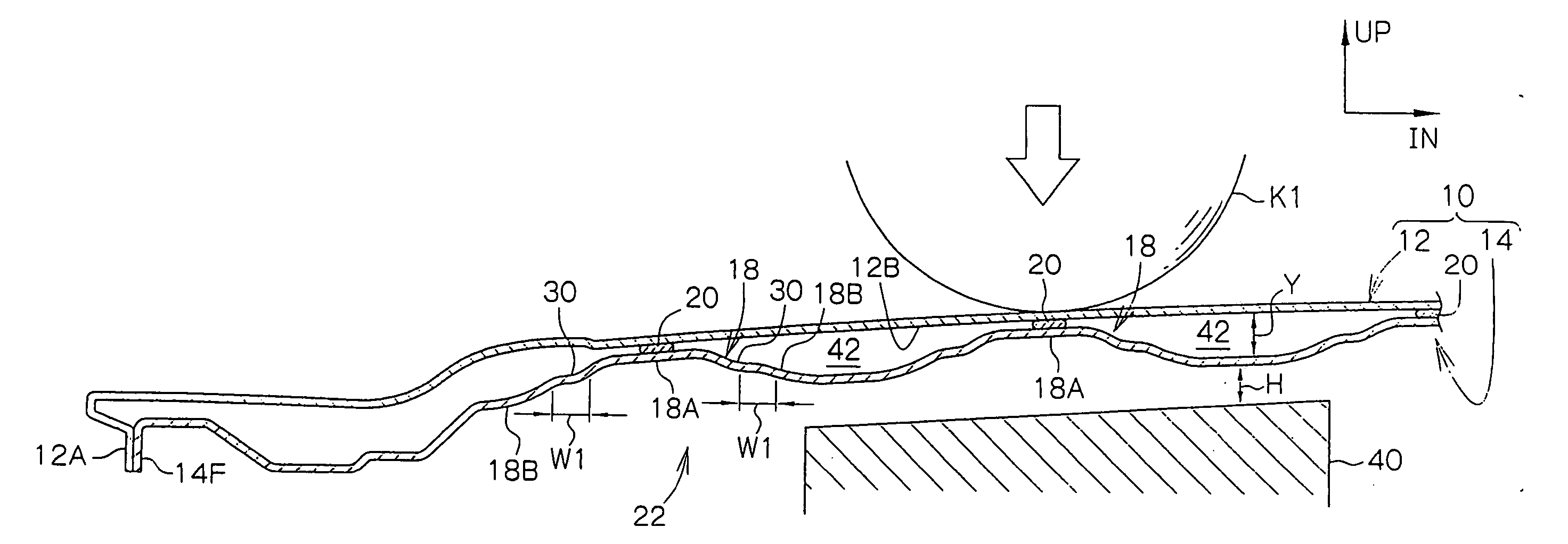 Vehicle hood structure