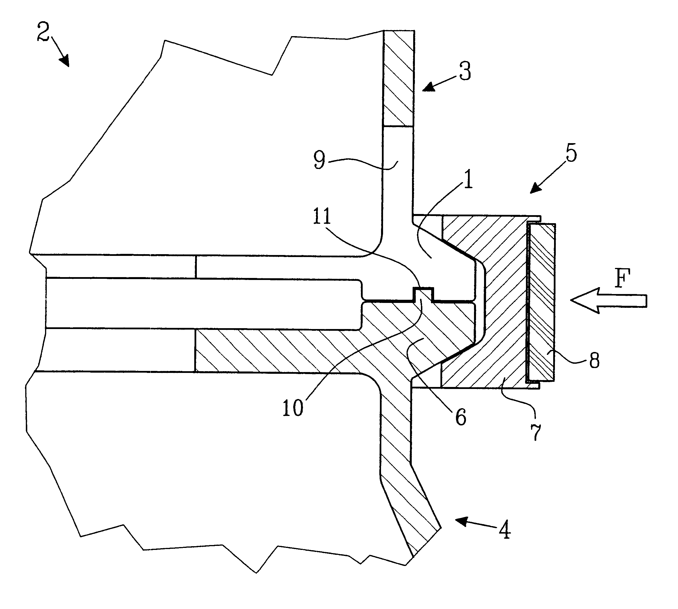 Device for a space vessel