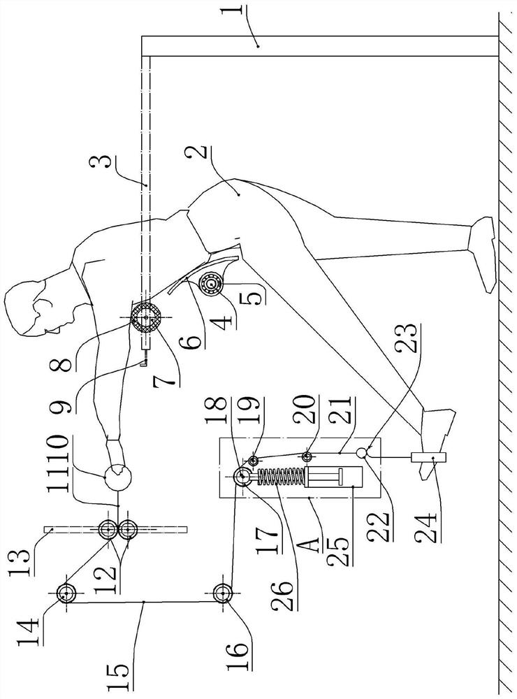 Limb stretching trainer