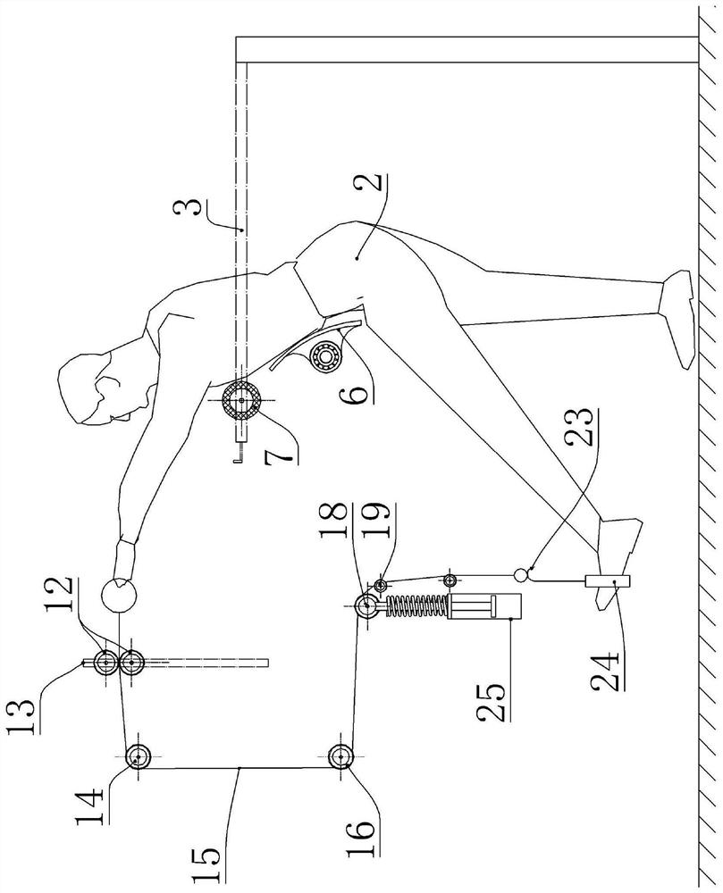 Limb stretching trainer