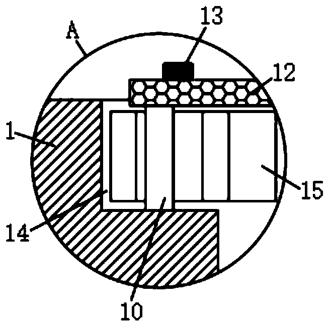 Device for clearing blocking of drainage well cover of sponge city pavement