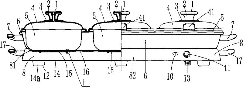 Suit combined multiposition insulating cooker