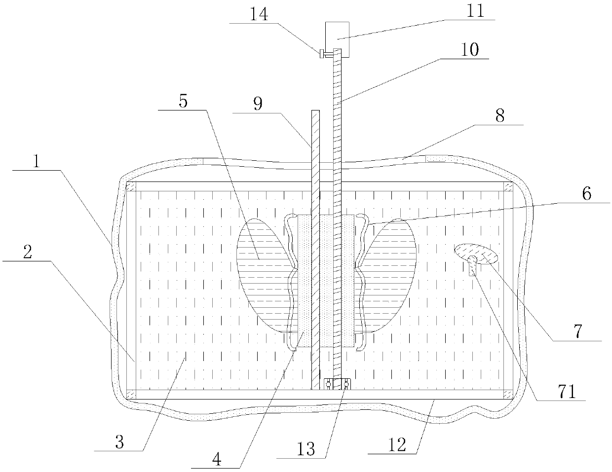 Radio frequency ablation simulated training device