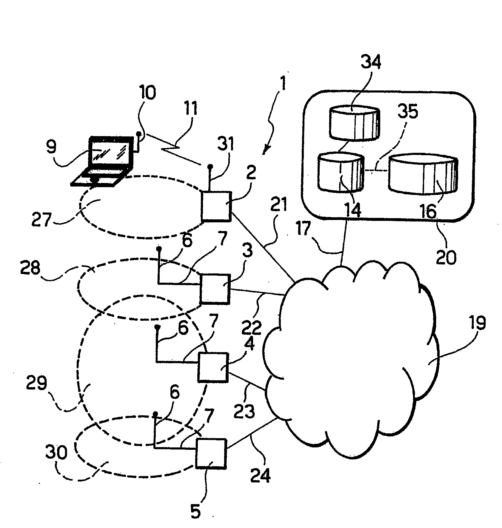 Method and System for Managing Authentication of a Mobile Terminal in a Communications Network, Corresponding Network and  Computer-Program Product