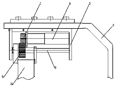 Crankshaft follow-up grinding online measuring instrument