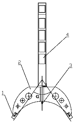 Crankshaft follow-up grinding online measuring instrument