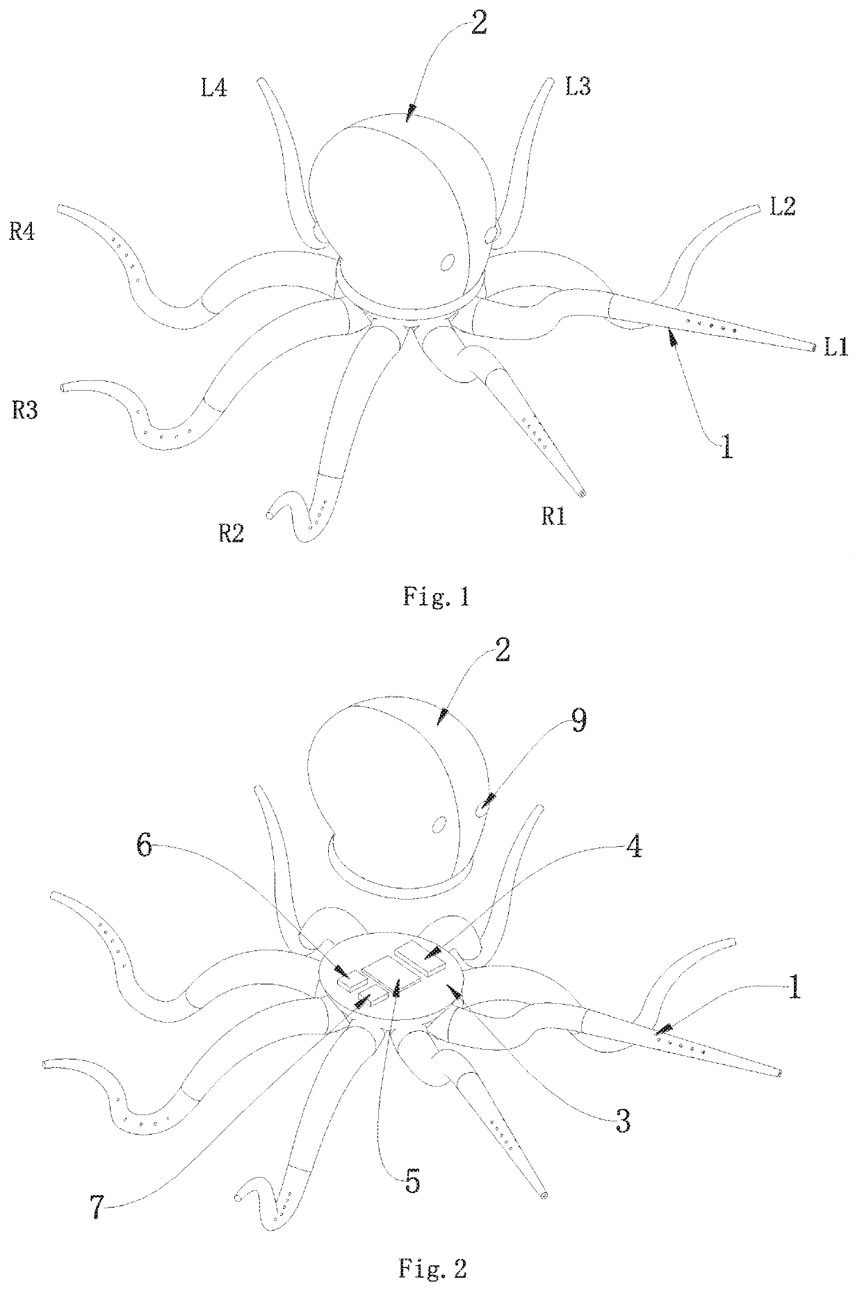 Soft biomimetic legged robot