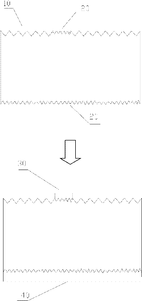 Selective wool fabricating method for solar battery