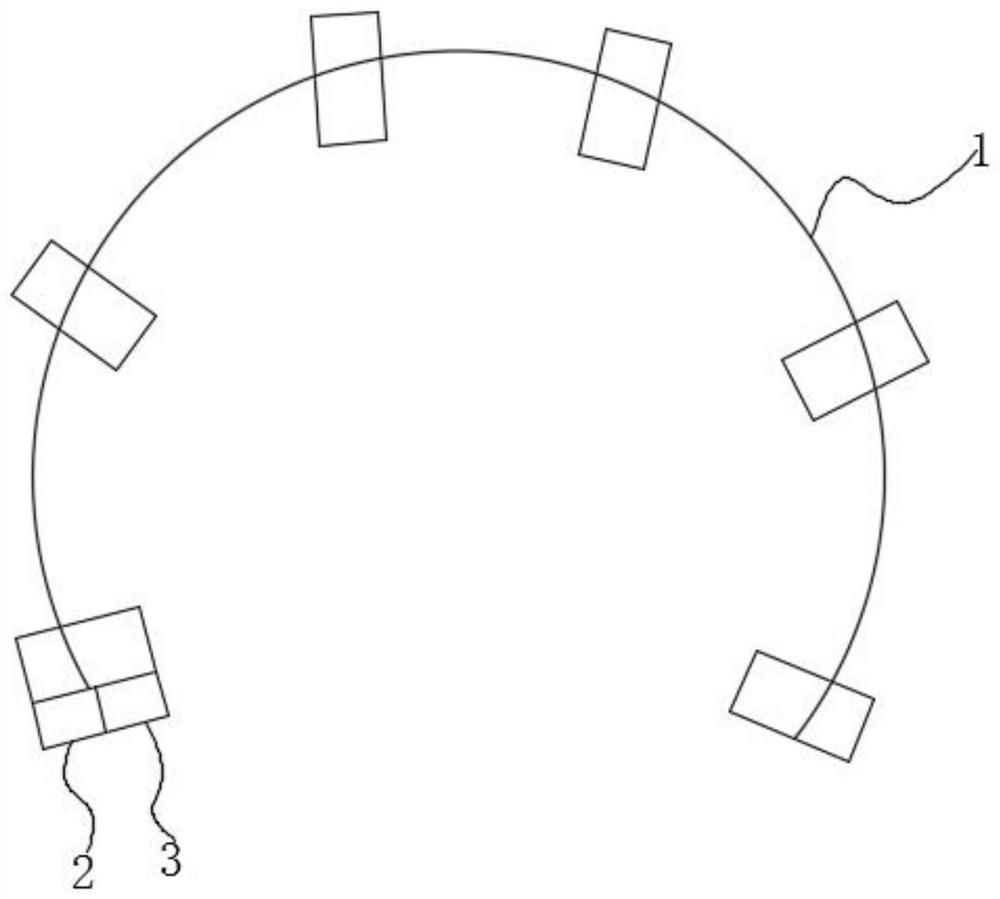 Electrical porcelain wall ultrasonic flaw detection measuring device and method