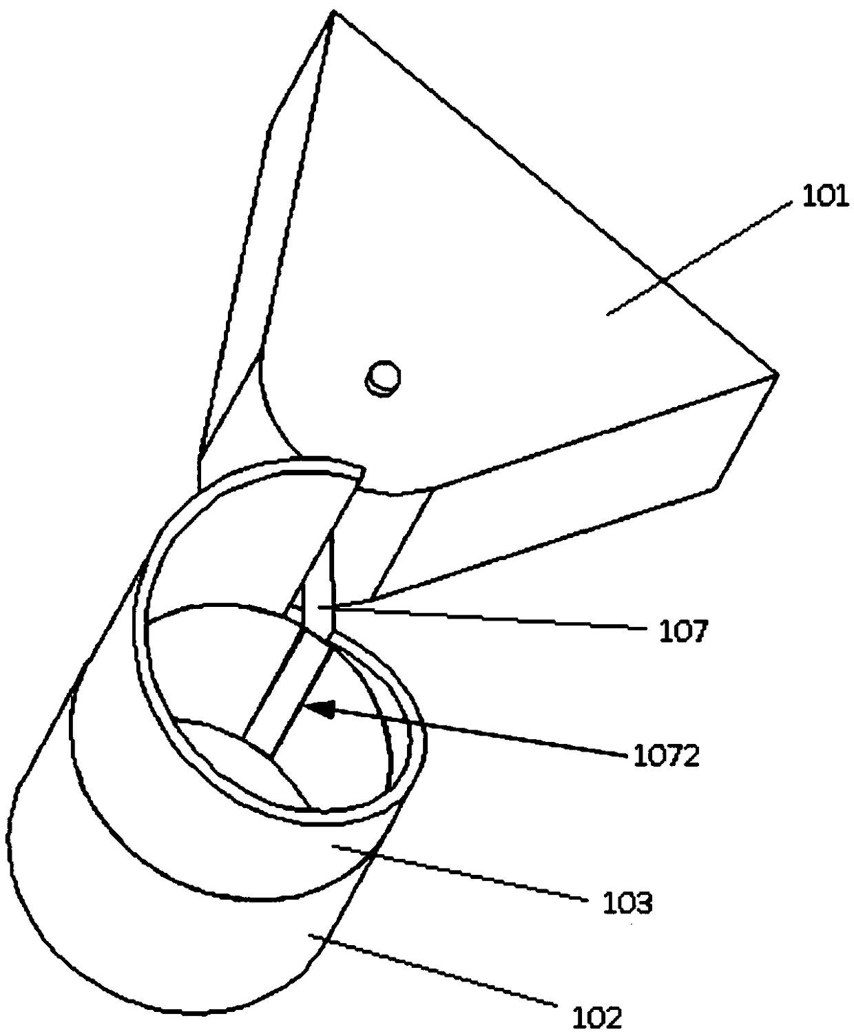 Automatic material feeding device